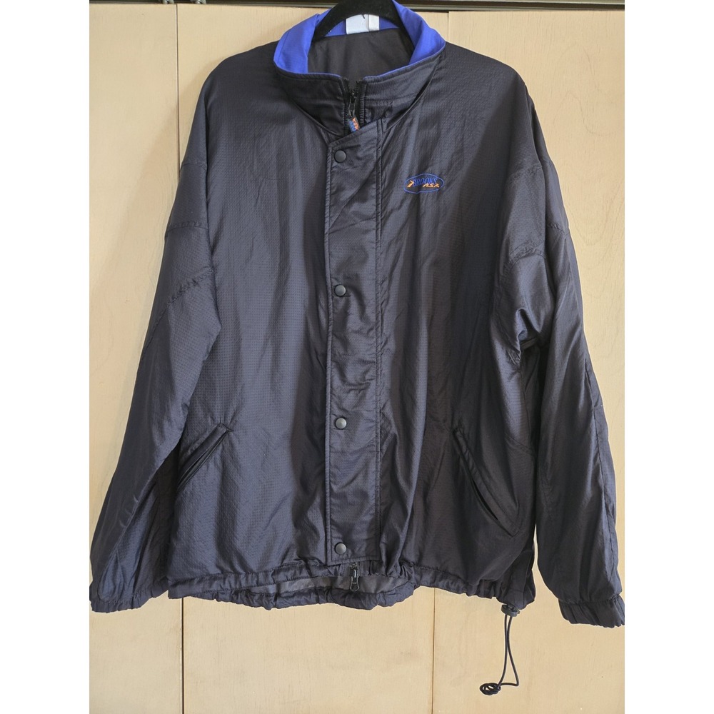 Vintage 90s Brooks ASR Gore-Tex Jacket Mens XL Black Blue Running Gorpcore